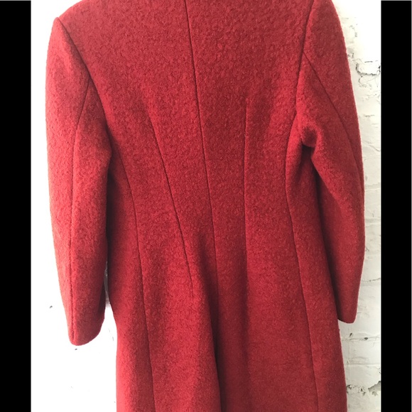 XS BEAUTIFUL Boiled Wool red coat! - Picture 7 of 7